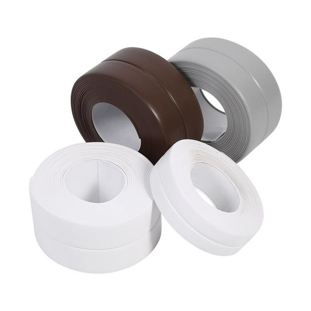 #4 Sealing Strip 3 Colors 3.2M Length Flexible Self Adhesive Bath Wall Sealing Strip Sink Basin Edge Trim Kitchen Caulking Tape 